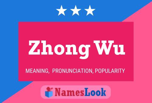 Zhong Wu Namensposter