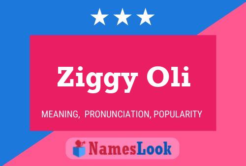 Ziggy Oli Namensposter