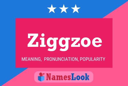 Ziggzoe Namensposter