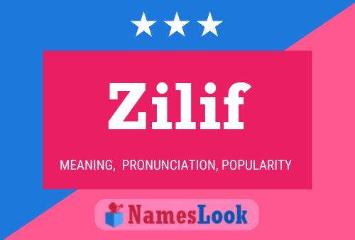 Zilif Namensposter