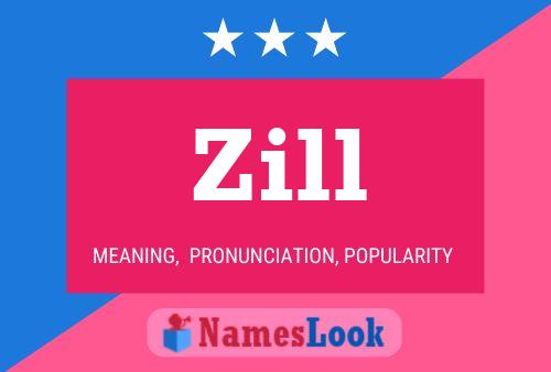 Zill Namensposter