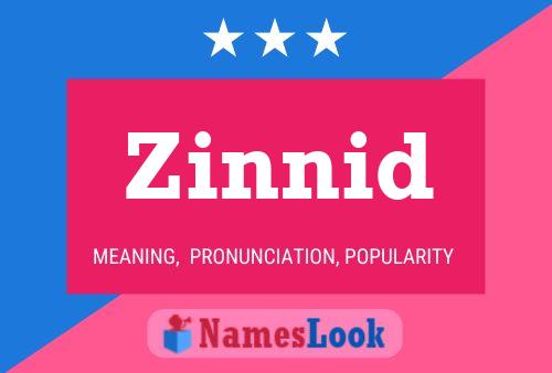 Zinnid Namensposter