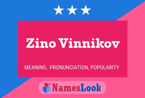 Zino Vinnikov Namensposter