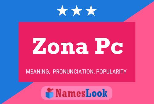 Zona Pc Namensposter