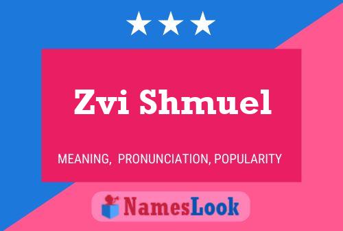 Zvi Shmuel Namensposter